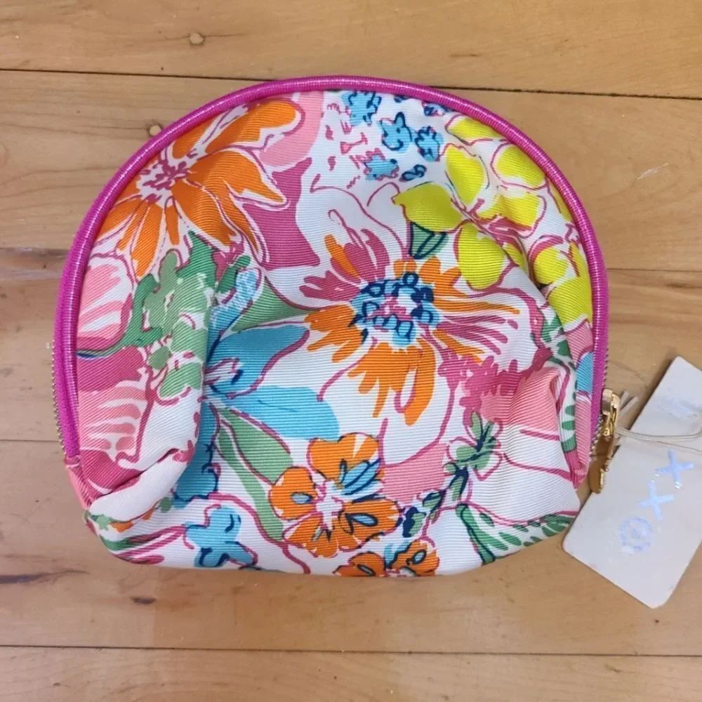 Lilly Pulitzer Makeup Bag Nosie Posey Print Target Collab NWT